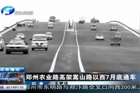 郑州农业路高架嵩山路以西7月底通车视频封面