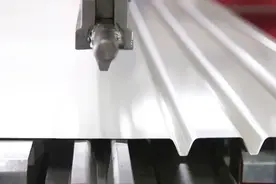 折弯机折波纹板，开个模具就行视频封面