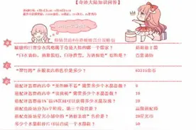 奇迹暖暖奇迹大陆知识问答答案汇总 最新知识问答攻略图片