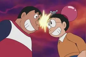 大雄仗着有能量阀门跟胖虎抬杠，要决胜负！视频封面