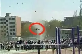 龙卷风卷起学生惊险瞬间 龙卷风来了怎么办？图片