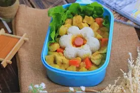 • 椰香咖喱鸡丁饭•#咖喱蒙太奇#图片