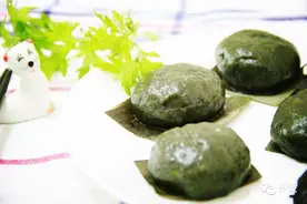 正是食艾好时节（133： 艾叶糍粑）图片