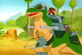 这部骑着恐龙打仗的动画片，小时候简直迷得要死图片