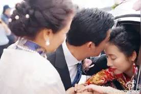 吕一出嫁那天，她的父亲都做了什么？再吻一吻女儿的额头图片