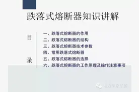 跌落式熔断器知识讲解图片