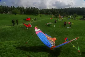 五一节去仙女山放风筝！图片