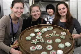 说说留学生的饮食图片