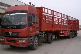 法国货车像火车长达80米图片