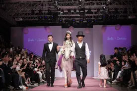 女童品牌笛莎携手世界童装潮牌芭比玩跨界合作推夏季系列图片