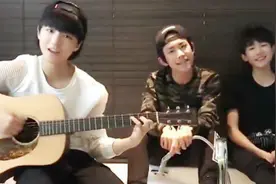 《好想你》全明星版本，TFBOYS郑和容林更新你更喜欢谁？图片