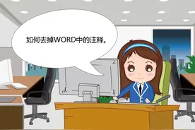 如何去掉WORD中的注释图片