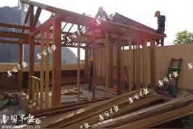 南宁私建“空中花园”被整治，不但违法还有消防安全隐患图片