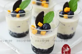 做甜点不用烤箱用冰箱？没错！冰箱版蓝莓芝士蛋糕保你一看就会图片