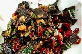 怀念家乡的味道——爆炒烟熏干牛肉图片
