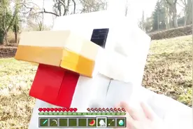 我的世界MC真人版：用鸡蛋瞬间孵化出小鸡的秘诀