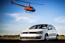 大众速腾GLI改装贴地风格 移植高尔夫GTI前杠图片