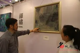 “绣二代”携手尼泊尔工匠 首次织就禅绣壁挂藏毯图片