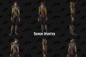 魔兽世界7.0 恶魔猎手拥有特别护甲显示效果图片