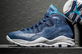 洛杉矶配色 Air Jordan 10 “LA” 实物近赏图片