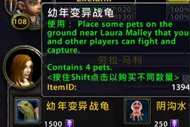 魔兽世界7.0 达拉然下水道可驯服忍者神龟图片