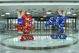 11号线迪士尼站今起试运营 整体呈浅埋式大气设计图片