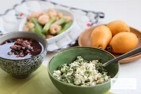 香椿拌豆腐的做法图片