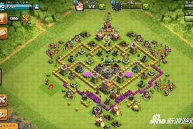 部落冲突7本护资源布局推荐 适合低级墙、防御等级攻略图片