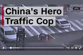 CNN报道了一位杭州警察 老外们都惊呆了图片