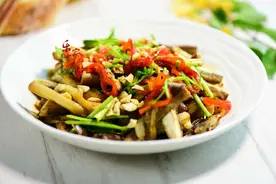 烤茄子图片