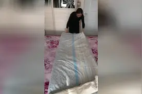 拉链在侧面快速套被罩教程来咯！