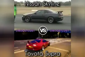日产gtr和丰田牛魔王Supra实力大比拼！