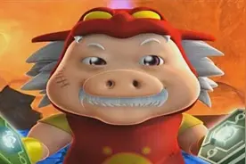 《猪猪侠》EE爷爷用时间之元时间延缓打败黑博士，超人强知错就改