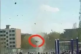 运动会突刮龙卷风！小学生被卷上了天!（视频）图片