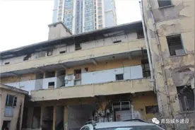 海岸路36号原电厂宿舍楼即将拆除改造图片