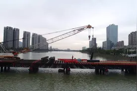 金琴快线又有新进展！南屏大桥春节后拆除重建，临时钢便桥节前完工通车图片
