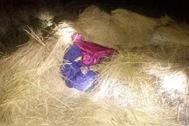 暖闻｜两男童未完成作业逃学失踪，民警连夜在稻草堆里找到图片