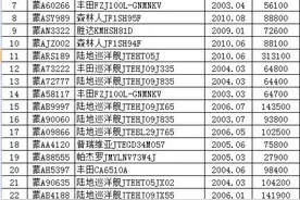 内蒙古拍卖30辆公务用车（有别克、陆地巡洋舰等车）图片