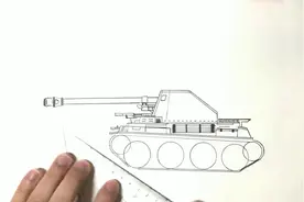 这辆德军坦克只有4对轮，是什么型号你能看出吗