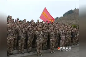 晴隆县人武部举行2018年开训动员暨冬季野营拉练