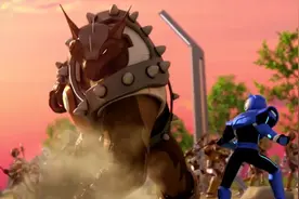 迷你特工队：弗特对付大蜥蜴“傻大个就你这熊样还跟我交手？”