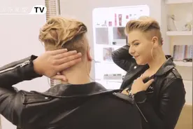 长发瞬间推短，变身酷爽超短发