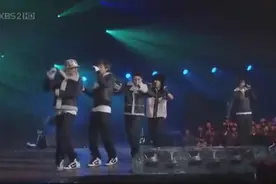 Bigbang舞神top跳错忙内忘词，队长GD权志龙拼命憋笑图片