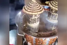 调糕藕粉，小时候的味道，好几层颜色，关键制作工具太别致了图片