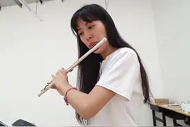 长笛演奏，张靓颖的《画心》图片