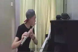 长笛演奏，张靓颖的《画心》，是画皮电影主题曲图片