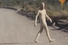 实拍探访51区真的亲眼看到外星人图片