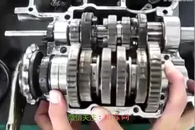 摩托车国际六档变速箱，是怎么工作的！视频封面