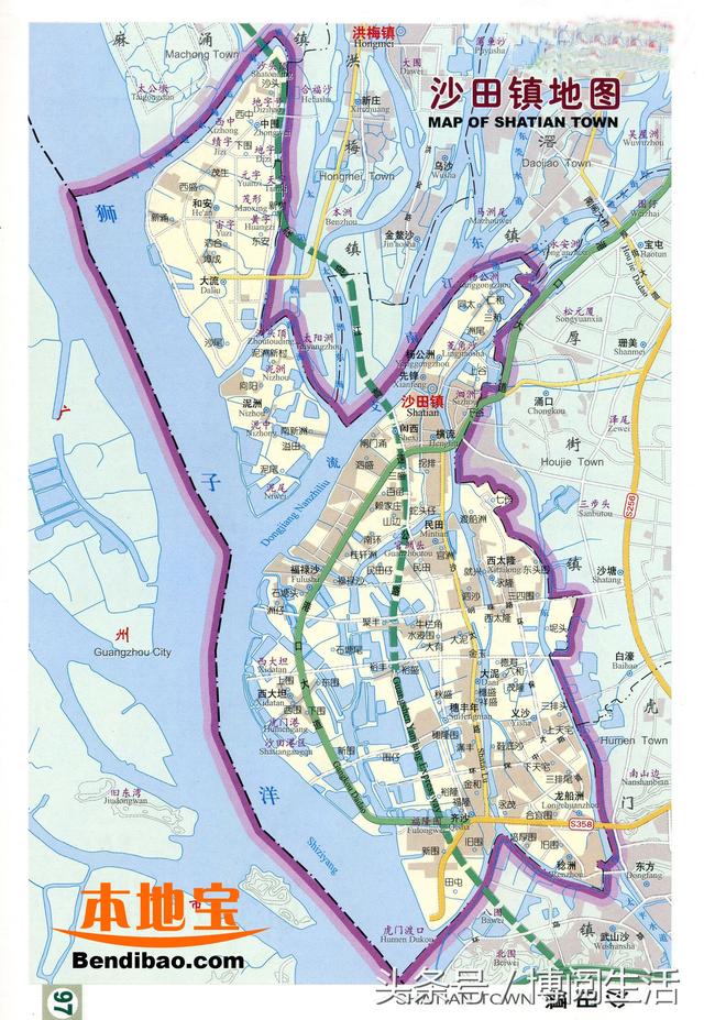 快快收藏：东莞地图，4城区28镇区，保存手机可查看
