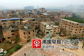 5台挖掘机现场实施整坡拆除，将一并清表交地图片